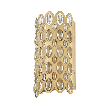 Dealey Crystal Wall Light in Detail.