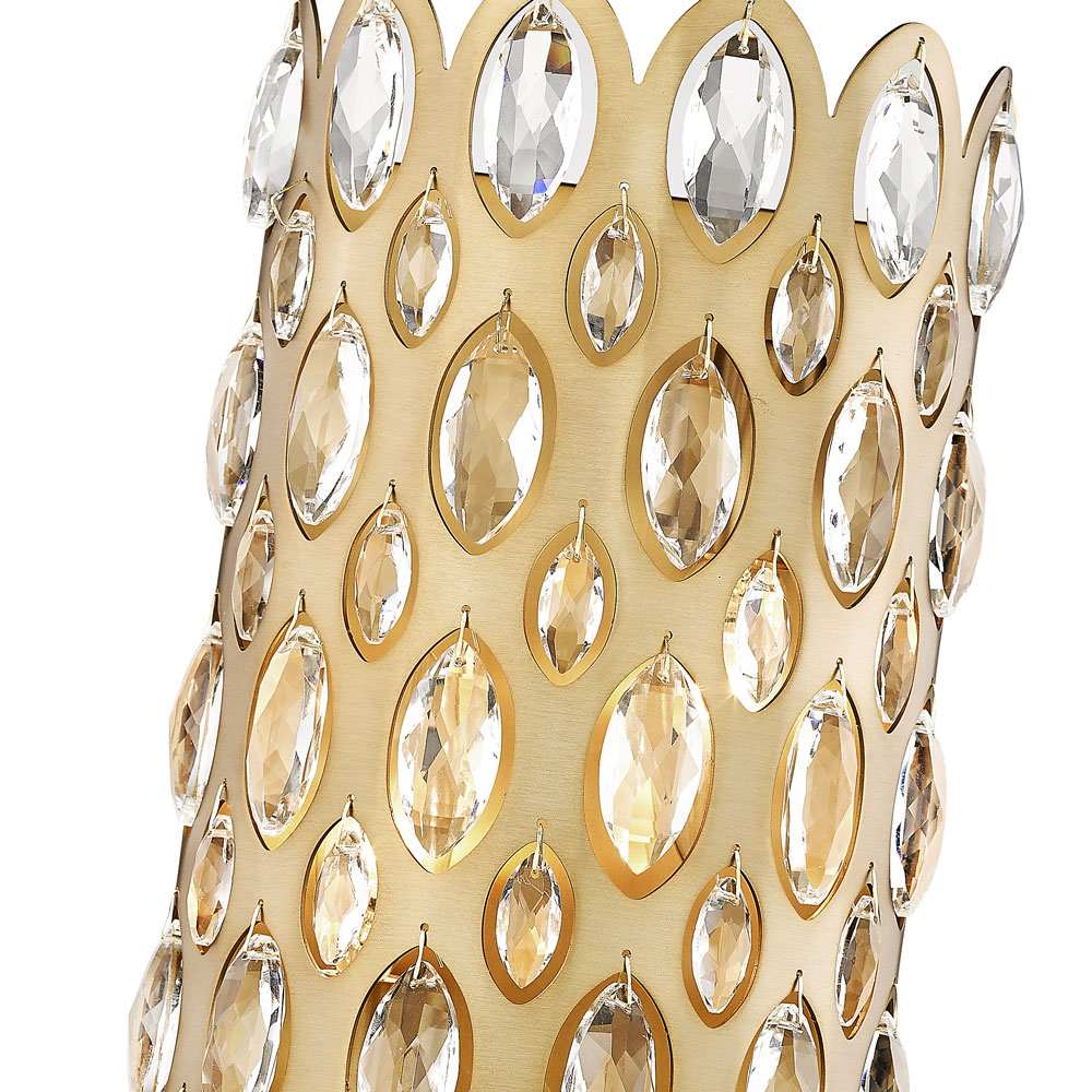 Dealey Crystal Wall Light in Detail.