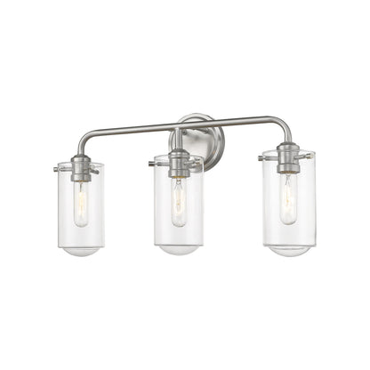 Delaney Bath Vanity Light in Brushed Nickel (3-Light).