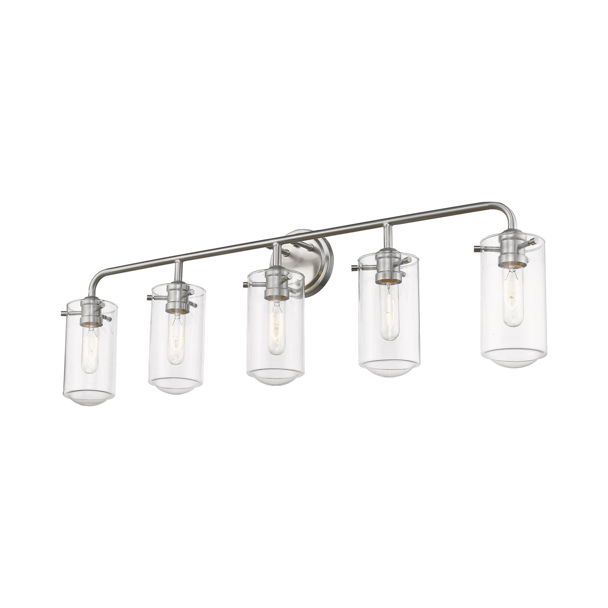 Delaney Bath Vanity Light in Brushed Nickel (5-Light).