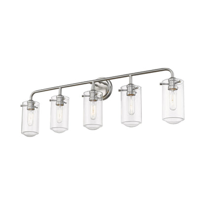 Delaney Bath Vanity Light in Brushed Nickel (5-Light).