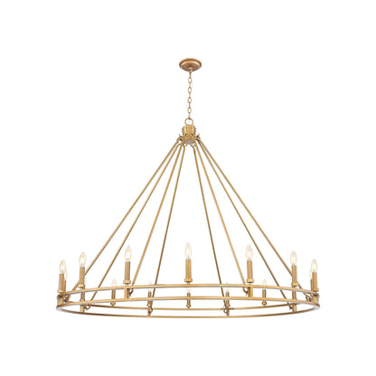 Dennison Chandelier in Signature Brass (16-Light).