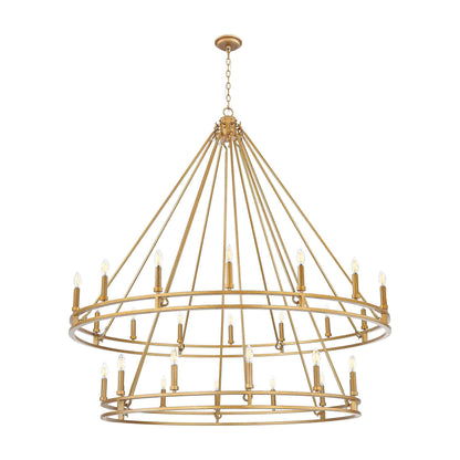 Dennison Chandelier in Signature Brass (28-Light).