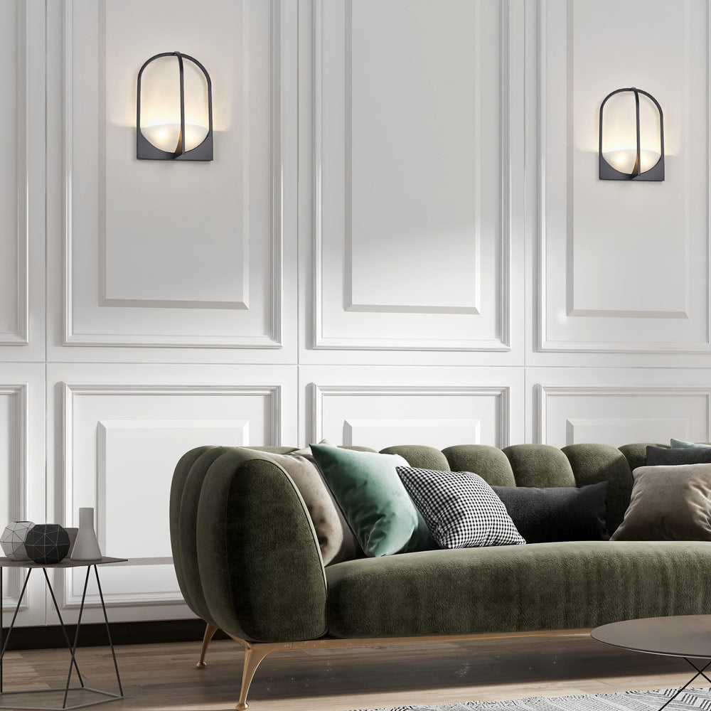 Devon Wall Light in living room.