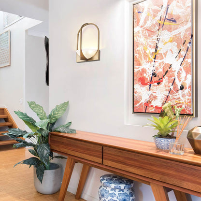 Devon Wall Light in living room.