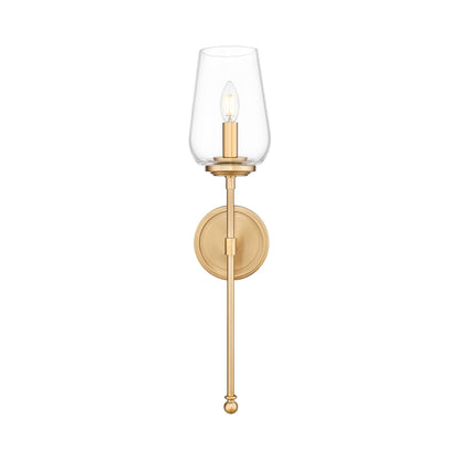 Dominique Wall Light in Modern Gold.