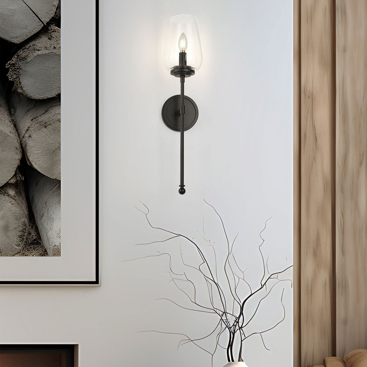 Dominique Wall Light in Detail.