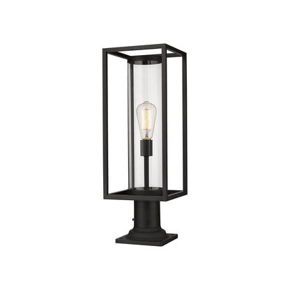 Dunbroch 533PM Outdoor Pier Mount Light in Black (23.5-Inch).