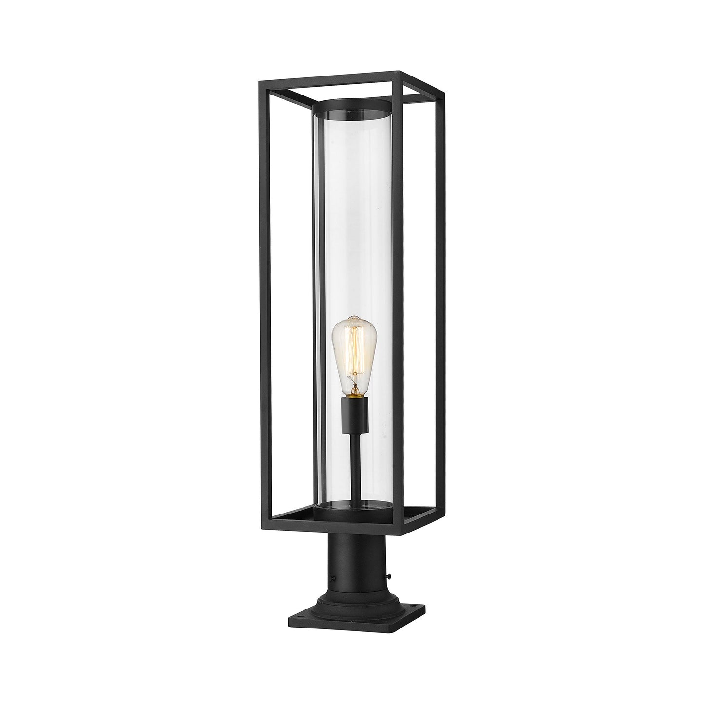 Dunbroch 533PM Outdoor Pier Mount Light in Black (29.5-Inch).