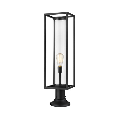 Dunbroch 553PM Outdoor Pier Mount Light in Black (29.63-Inch).