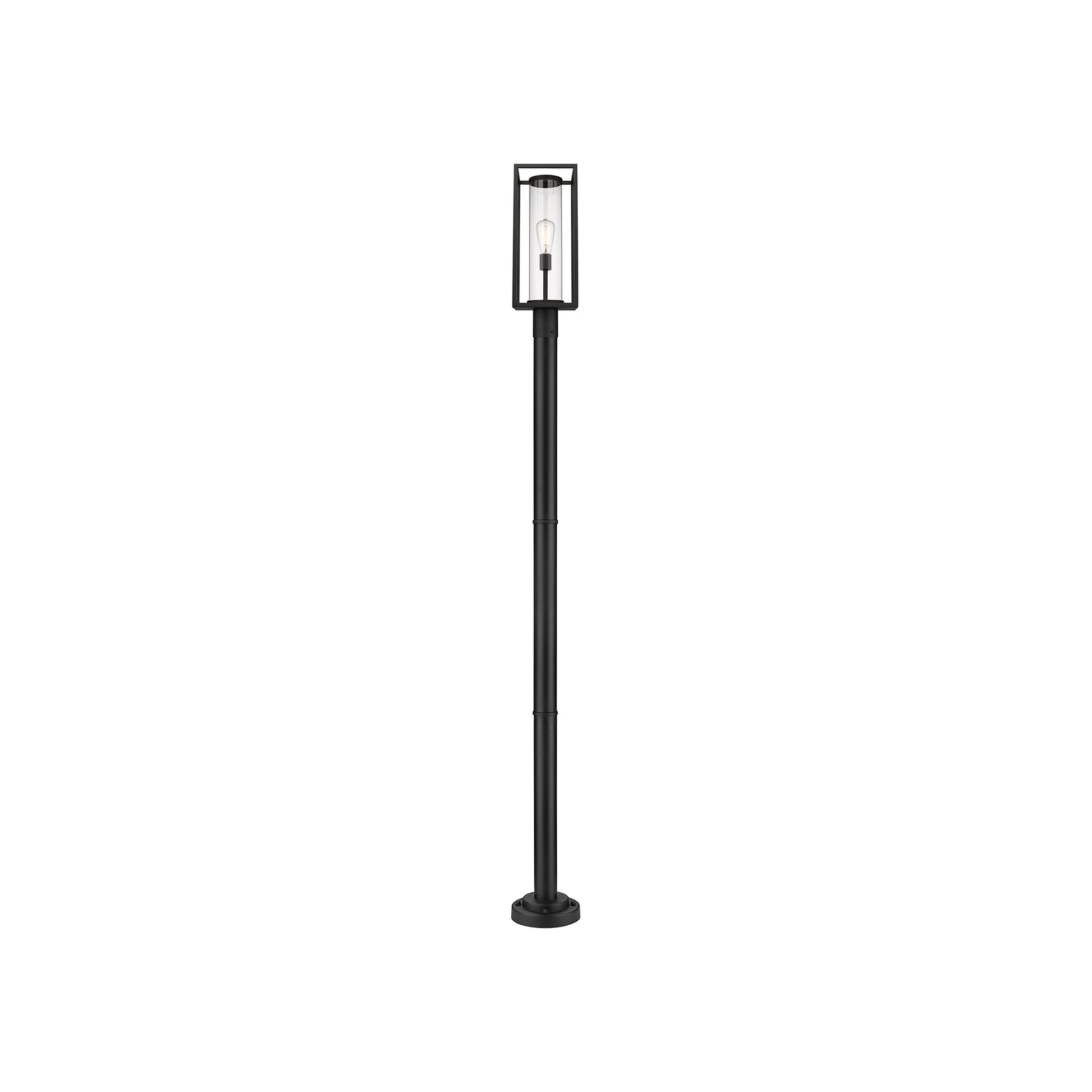Dunbroch 567P Outdoor Post Light in Black (93.75-Inch).