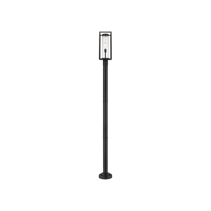 Dunbroch 567P Outdoor Post Light in Black (93.75-Inch).