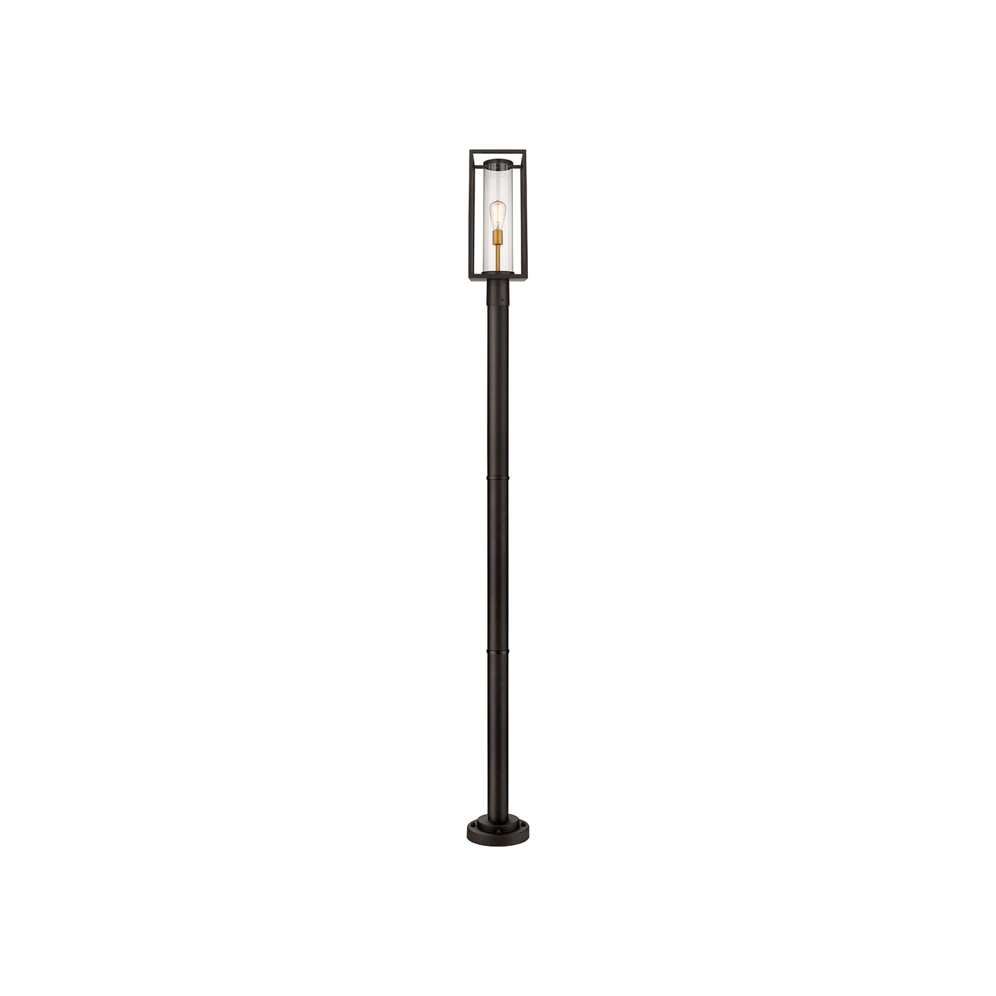 Dunbroch 567P Outdoor Post Light in Deep Bronze/Outdoor Brass (93.75-Inch).
