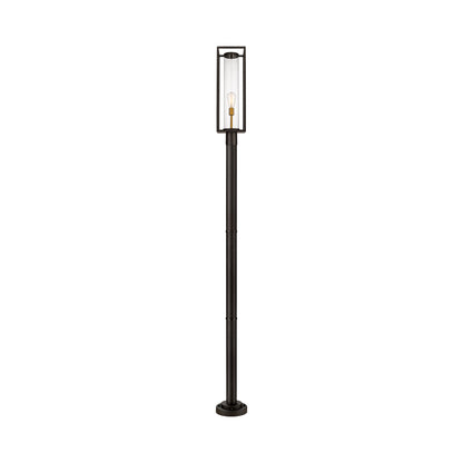 Dunbroch 567P Outdoor Post Light in Deep Bronze/Outdoor Brass (99.75-Inch).