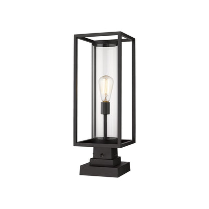 Dunbroch 584S Outdoor Pier Mount Light in Black (23.63-Inch).