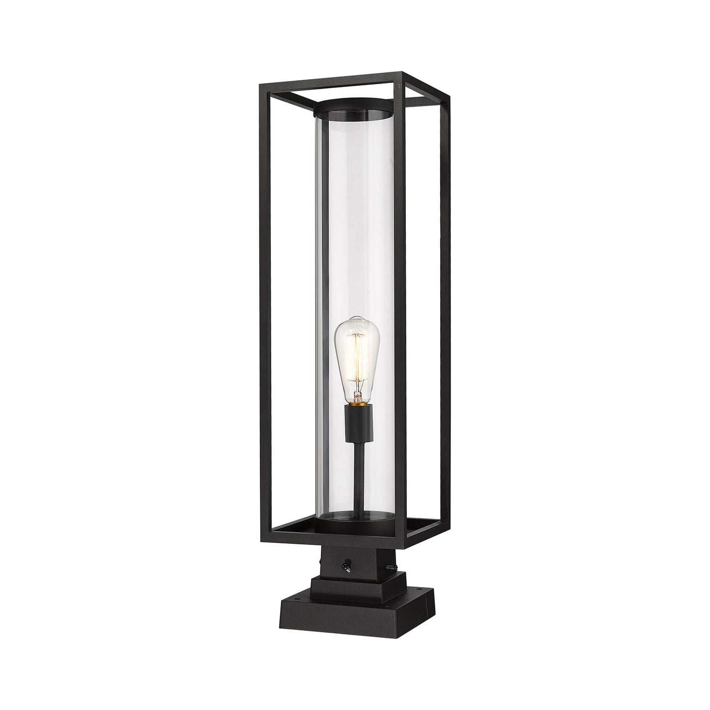 Dunbroch 584S Outdoor Pier Mount Light in Black (29.63-Inch).