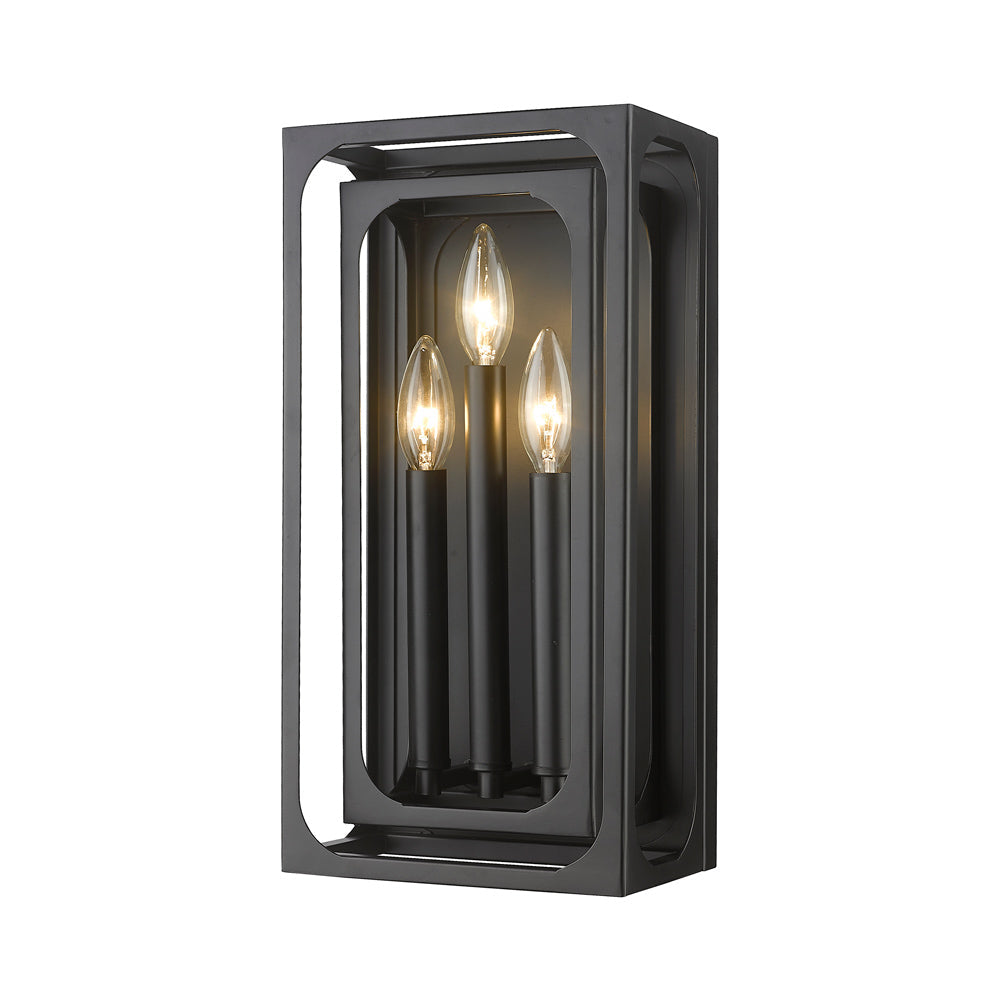 Easton Wall Light in Matte Black.