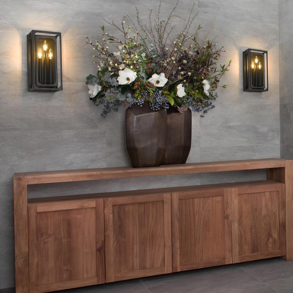 Easton Wall Light in living room.