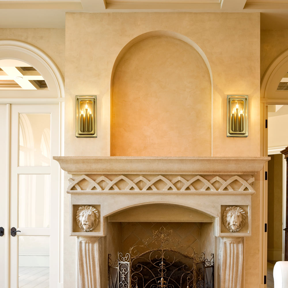 Easton Wall Light in living room.