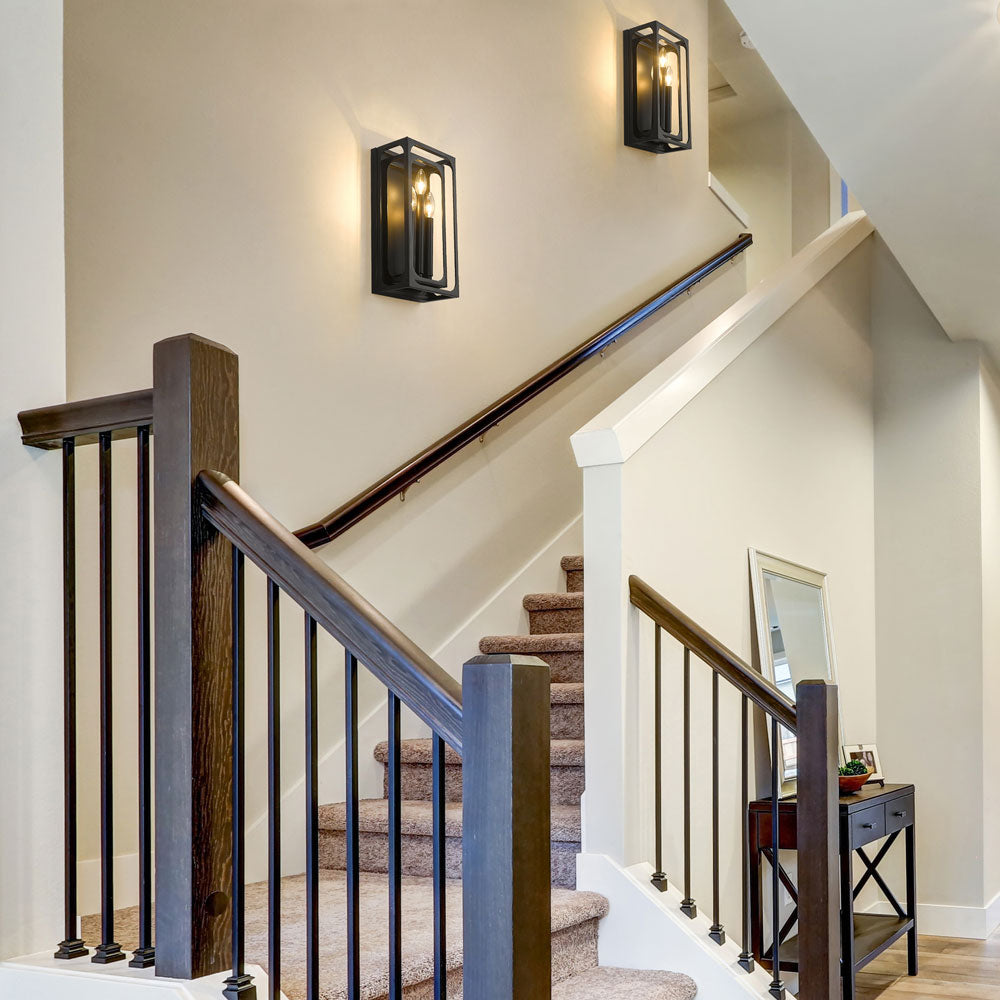 Easton Wall Light in stair way.