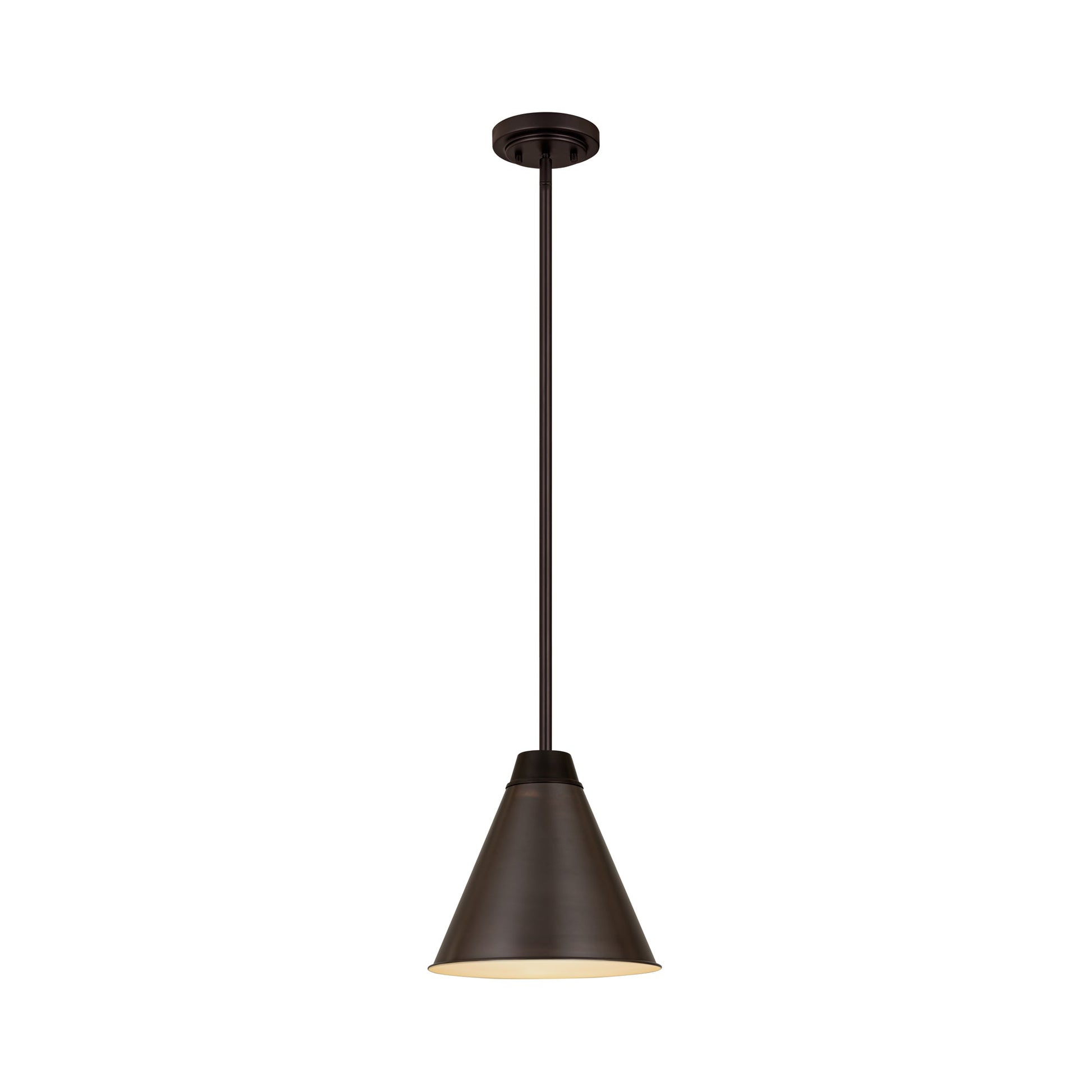Eaton Pendant Light in Bronze Plate (12-Inch).