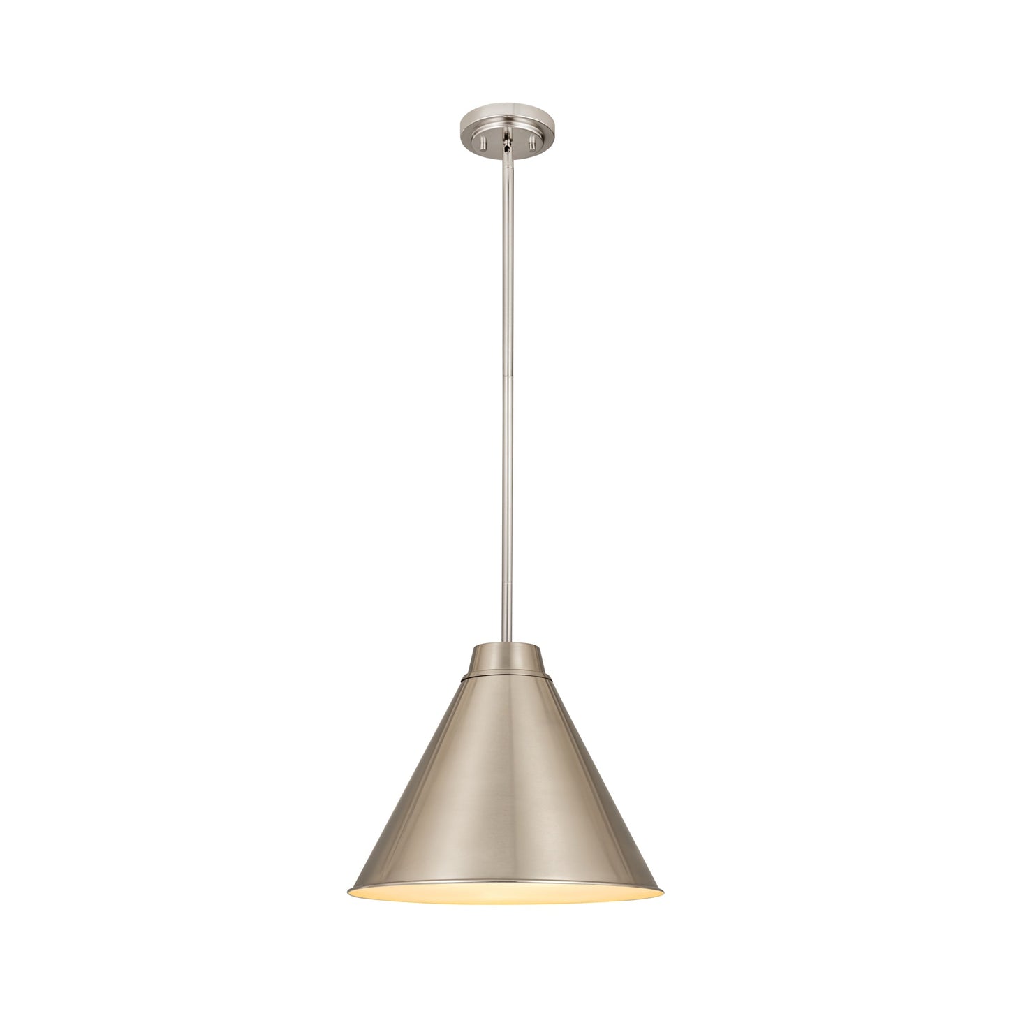 Eaton Pendant Light in Brushed Nickel (18-Inch).