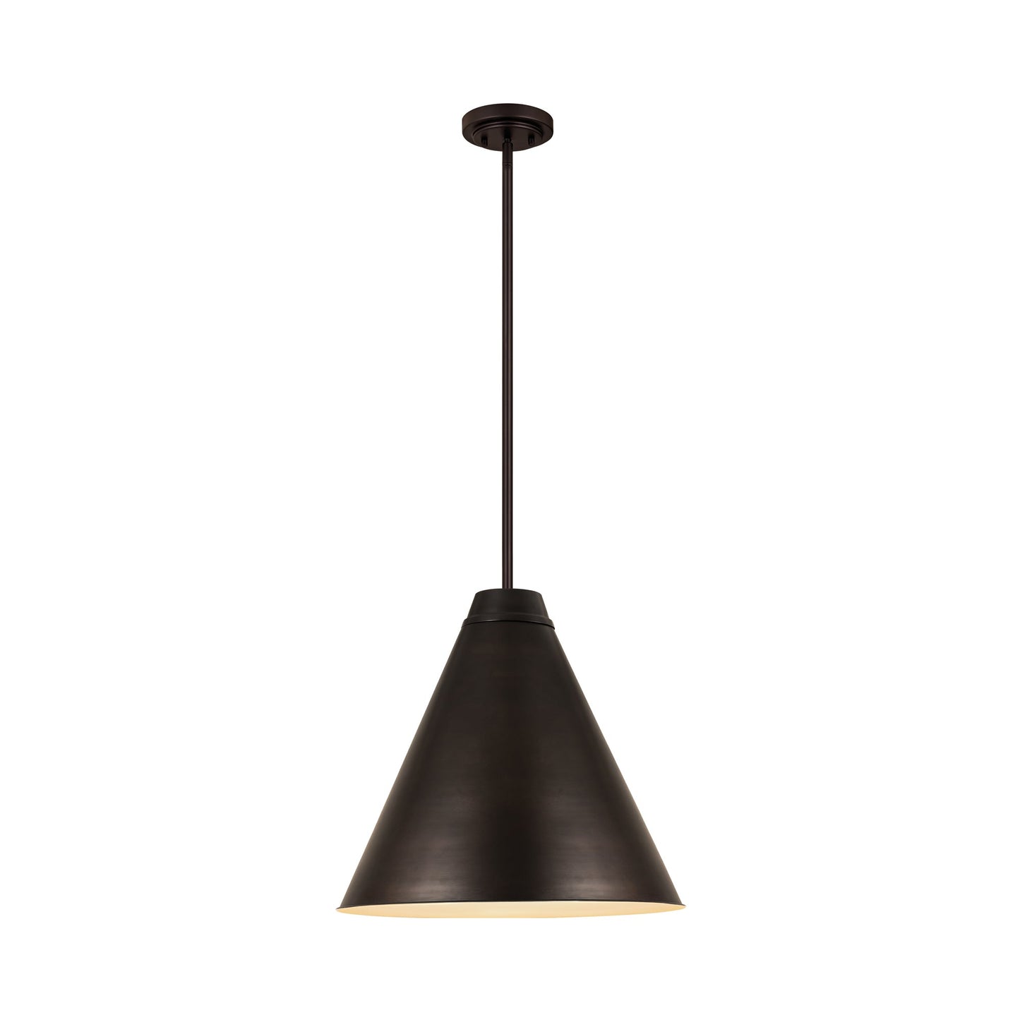 Eaton Pendant Light in Bronze Plate (24-Inch).