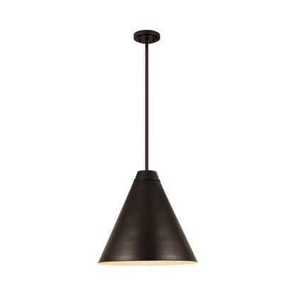 Eaton Pendant Light in Bronze Plate (24-Inch).