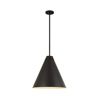 Eaton Pendant Light in Matte Black (24-Inch).