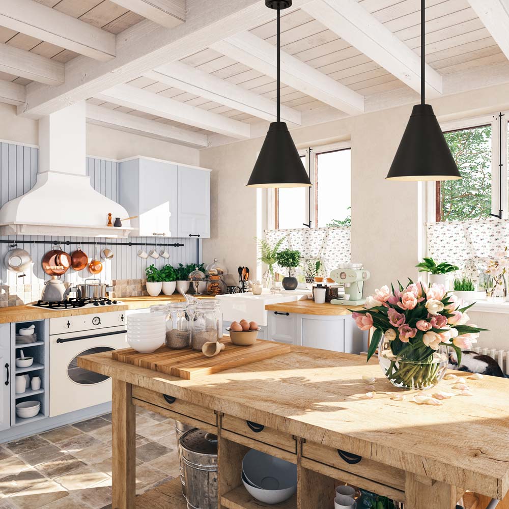 Eaton Pendant Light in kitchen.