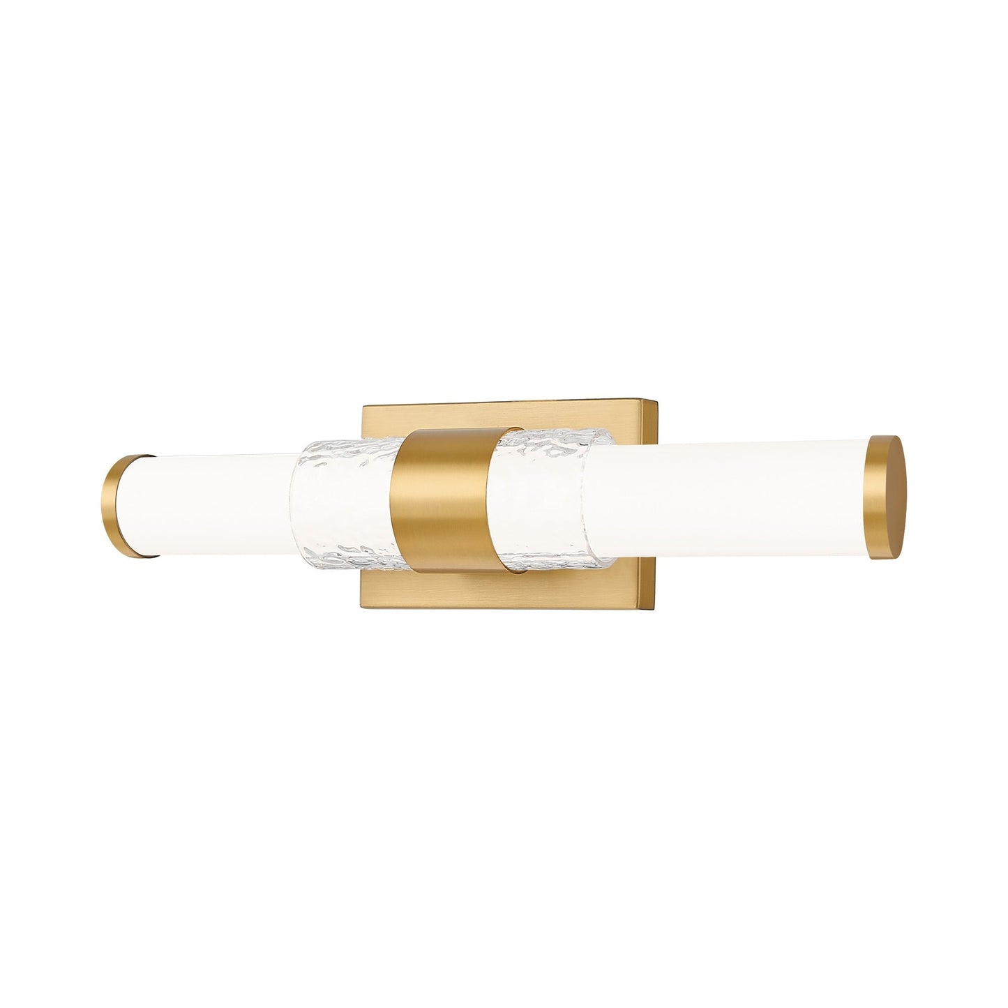 Egon LED Bath Wall Light in Modern Gold (18-Inch).