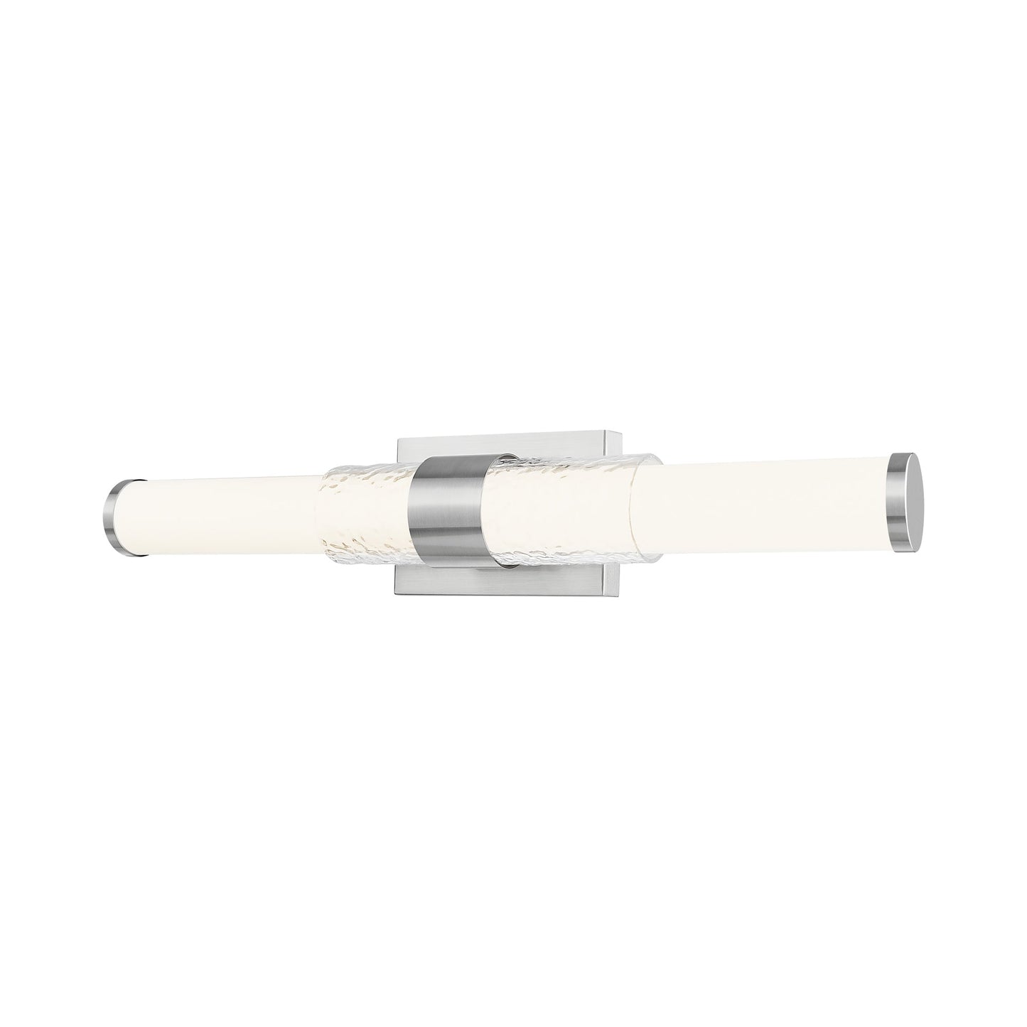 Egon LED Bath Wall Light in Brushed Nickel (25-Inch).