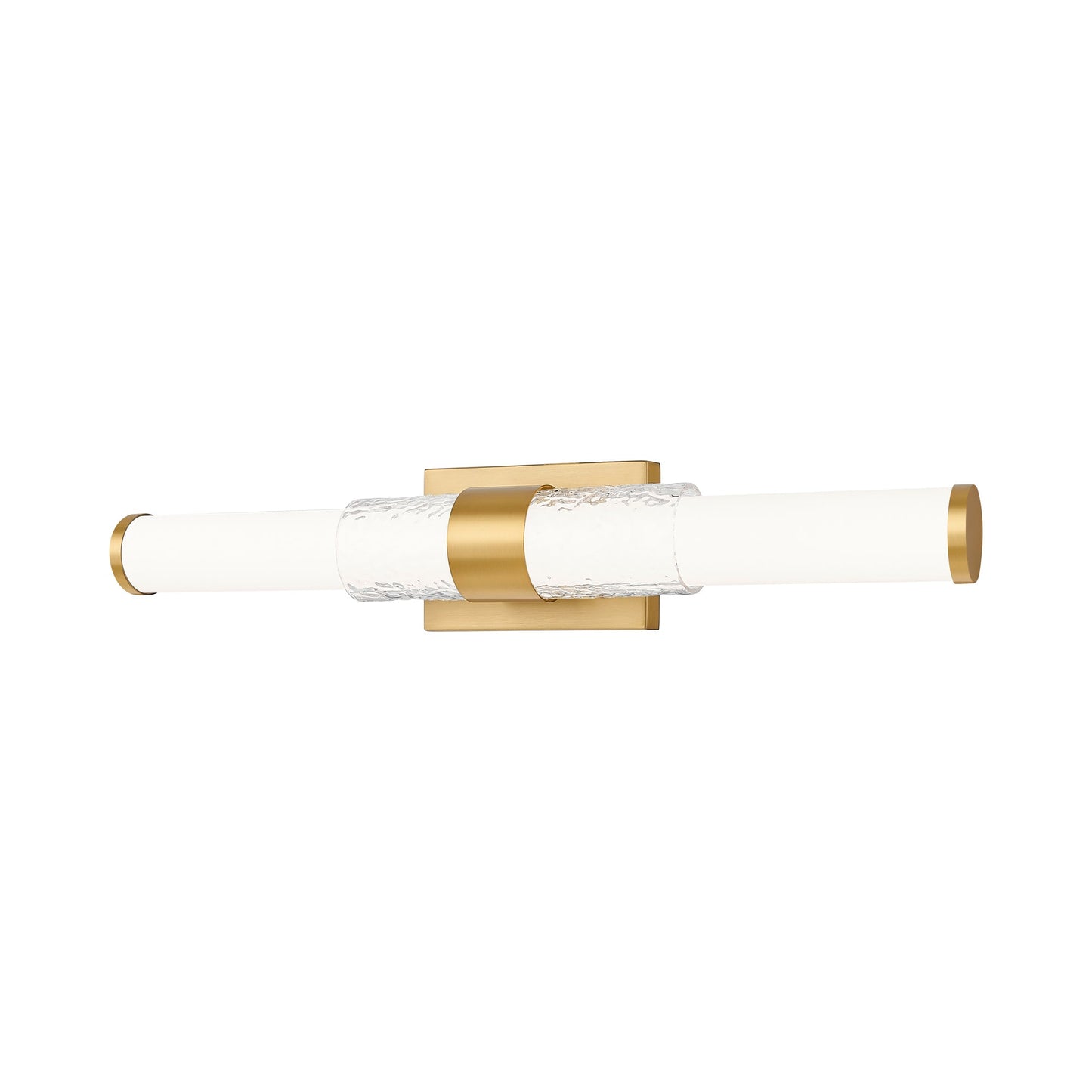Egon LED Bath Wall Light in Modern Gold (25-Inch).