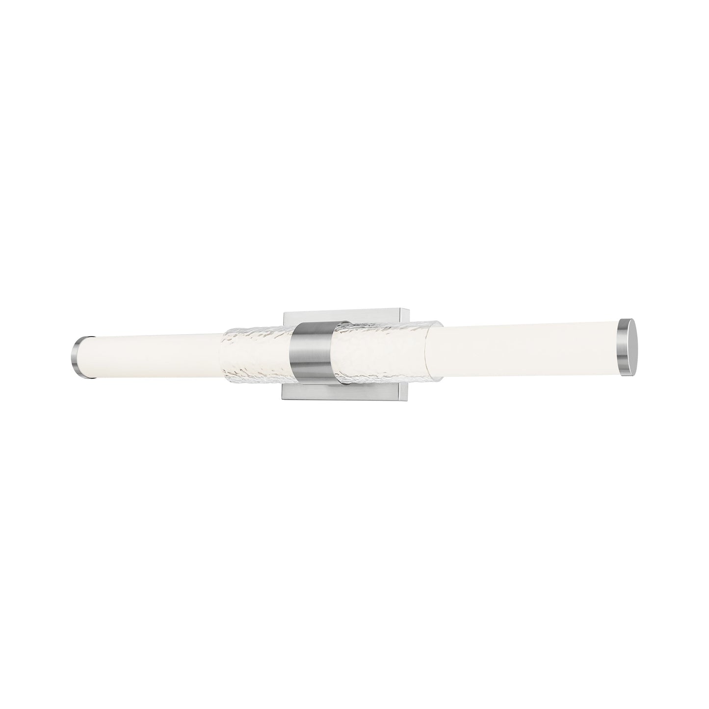 Egon LED Bath Wall Light in Brushed Nickel (32-Inch).