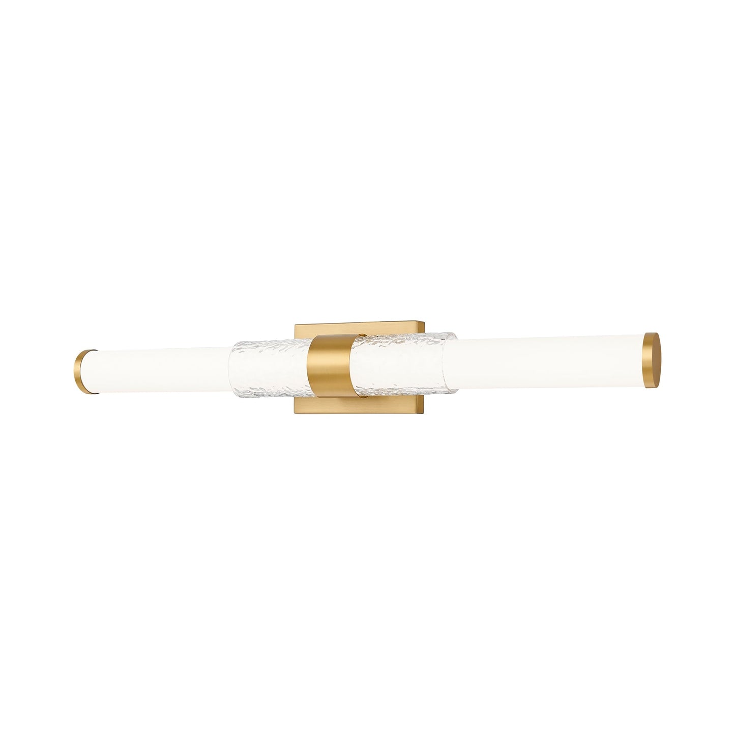 Egon LED Bath Wall Light in Modern Gold (32-Inch).