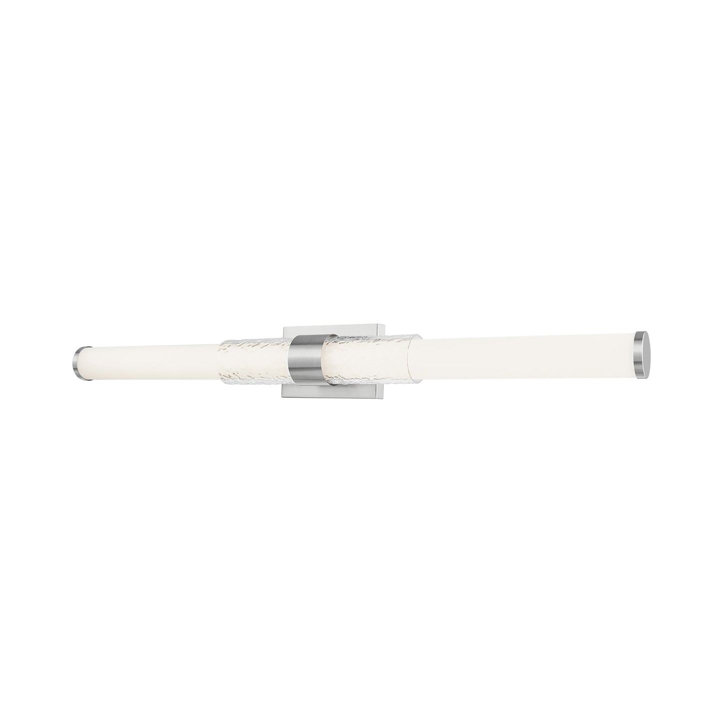 Egon LED Bath Wall Light in Brushed Nickel (40-Inch).