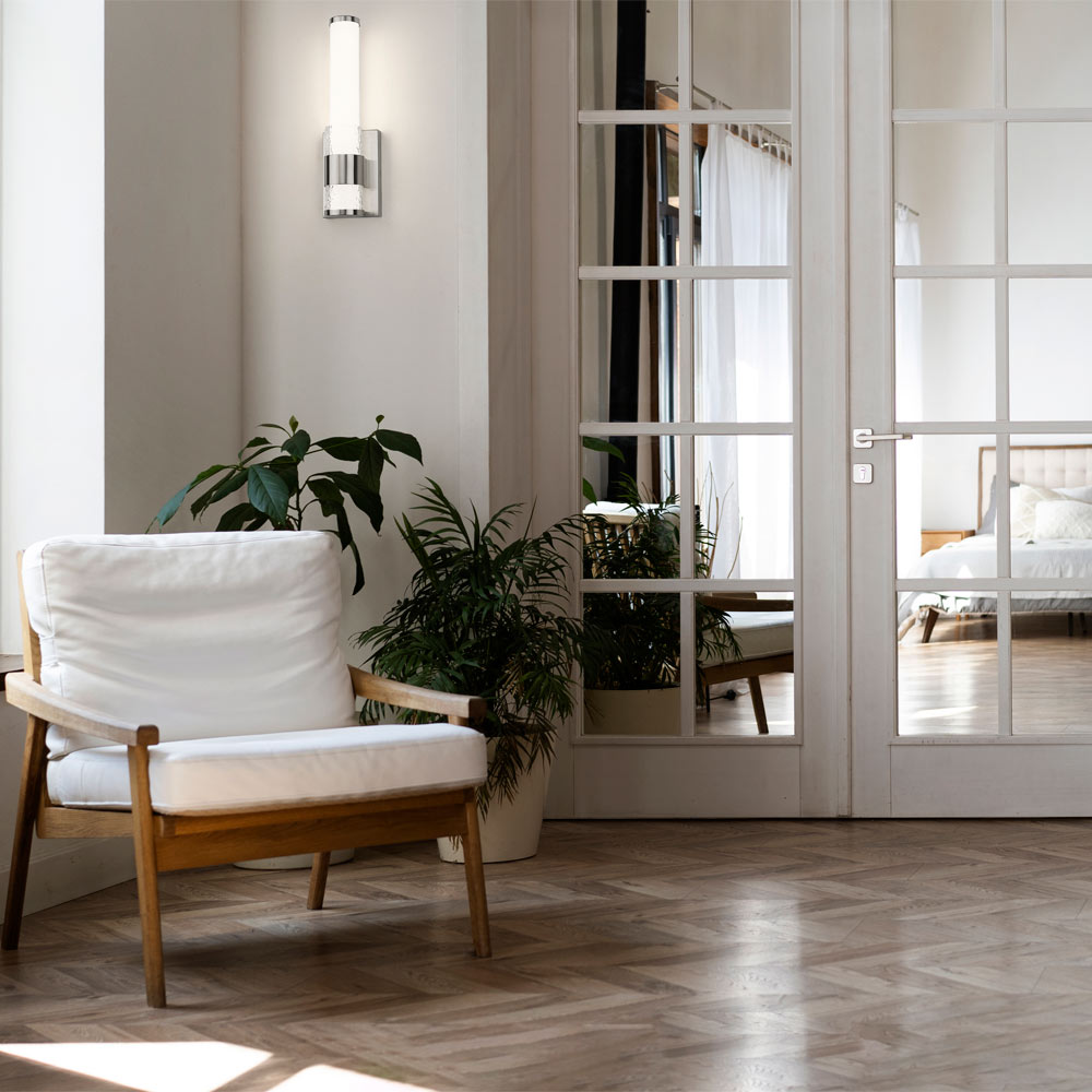 Egon LED Wall Light in living room.