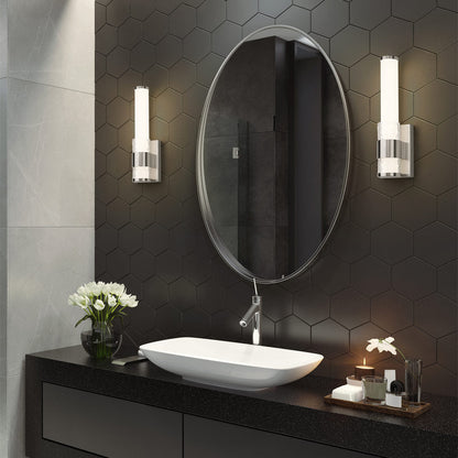 Egon LED Wall Light in bathroom.