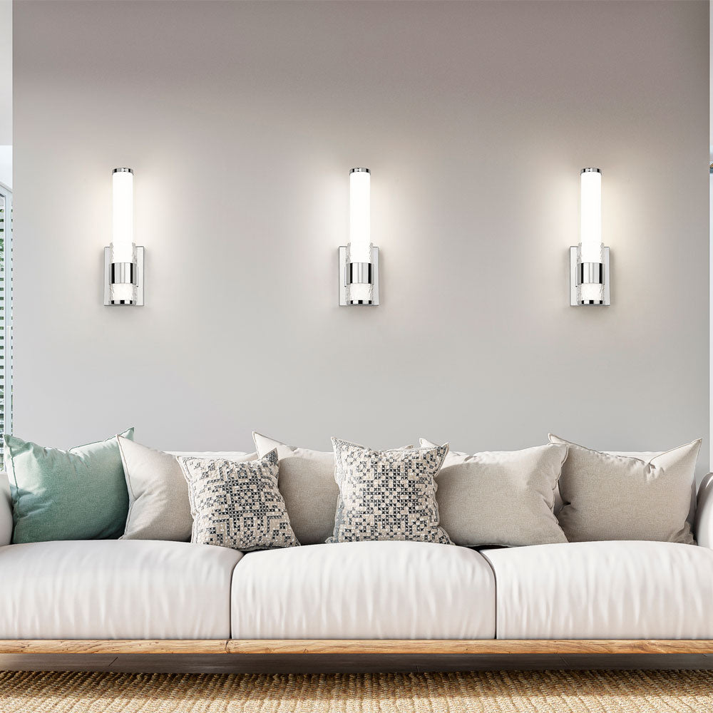 Egon LED Wall Light in living room.