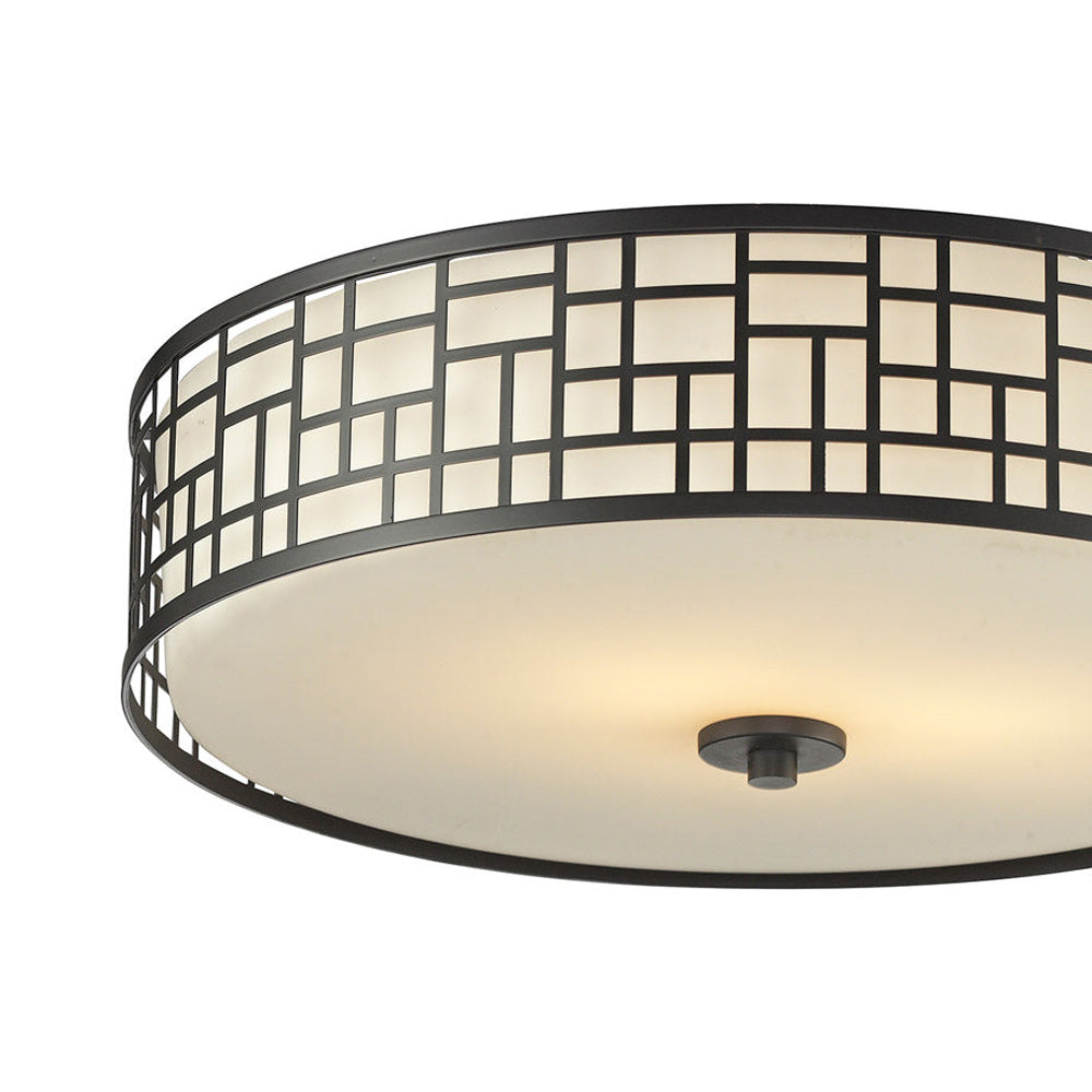 Elea Flush Mount Ceiling Light in Detail.