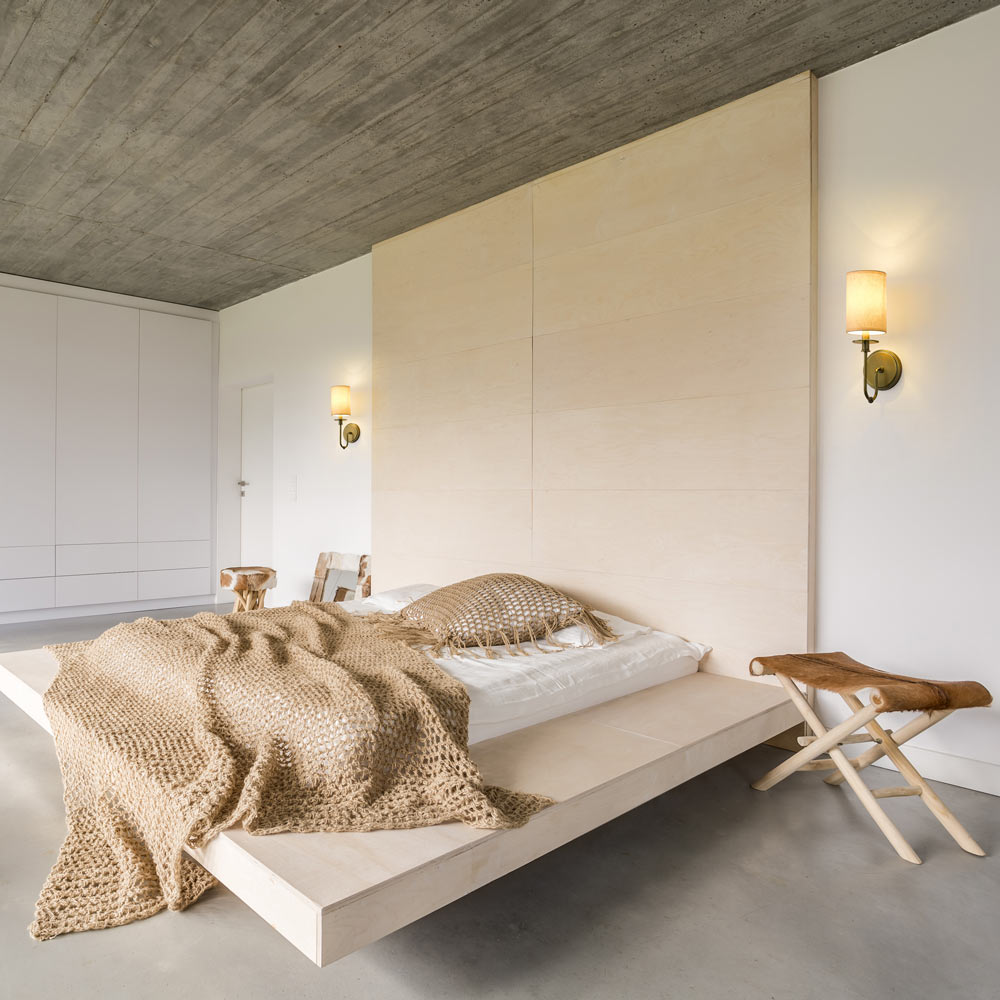 Ella Wall Light in bedroom.