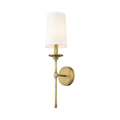 Emily Wall Light in Rubbed Brass (1-Light).