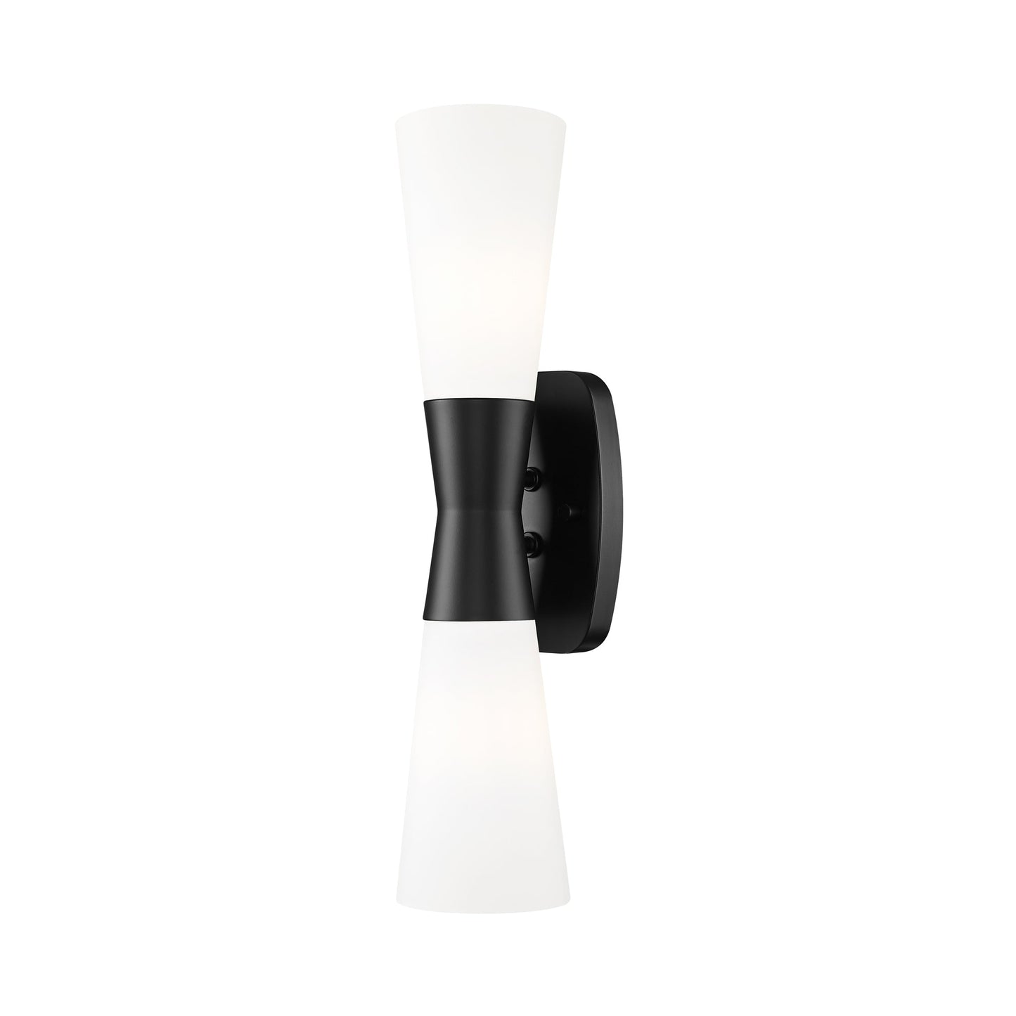 Emrys Wall Light in Matte Black (18-Inch).