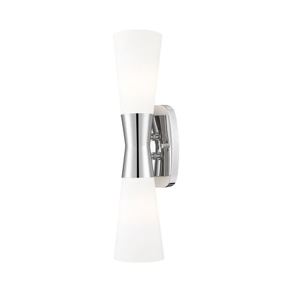 Emrys Wall Light in Polished Nickel (18-Inch).