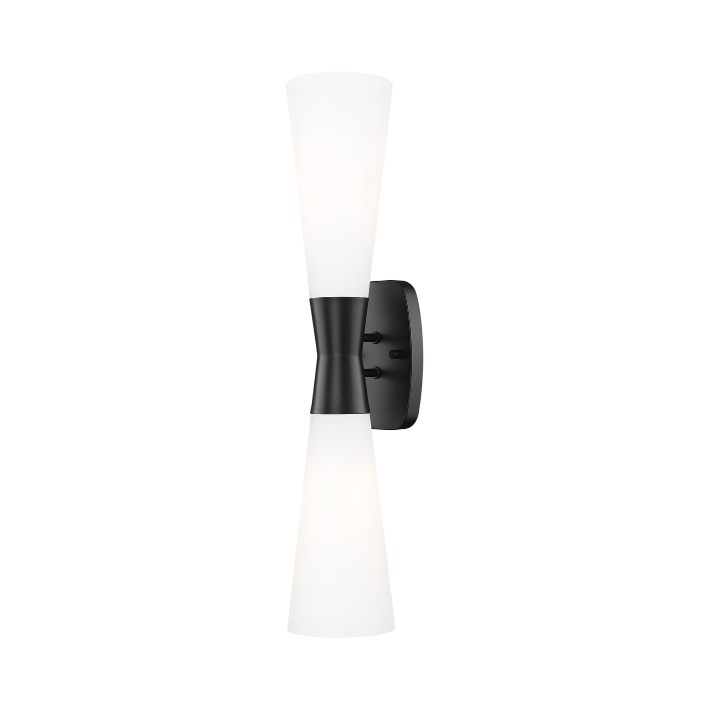 Emrys Wall Light in Matte Black (24-Inch).