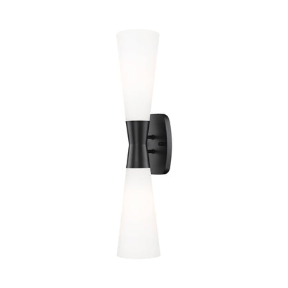 Emrys Wall Light in Matte Black (24-Inch).