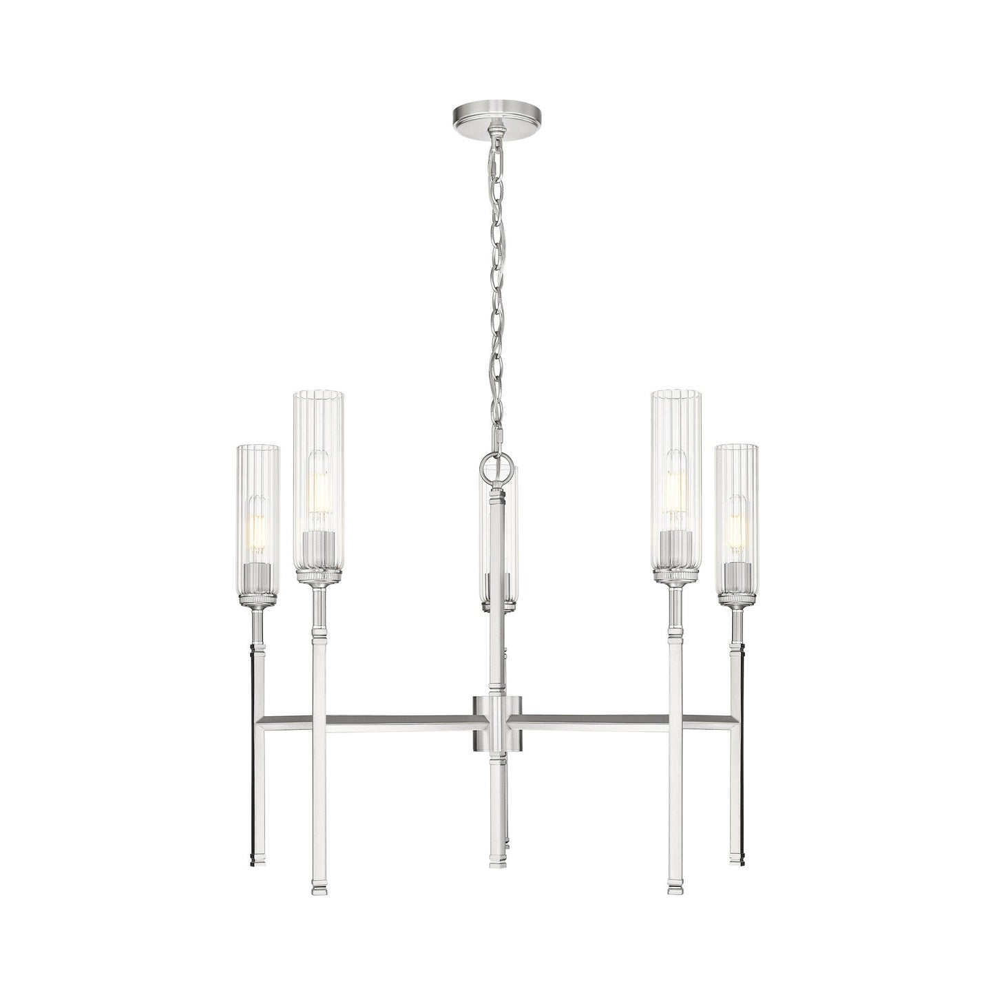 Esme Chandelier in Brushed Nickel (5-Light).