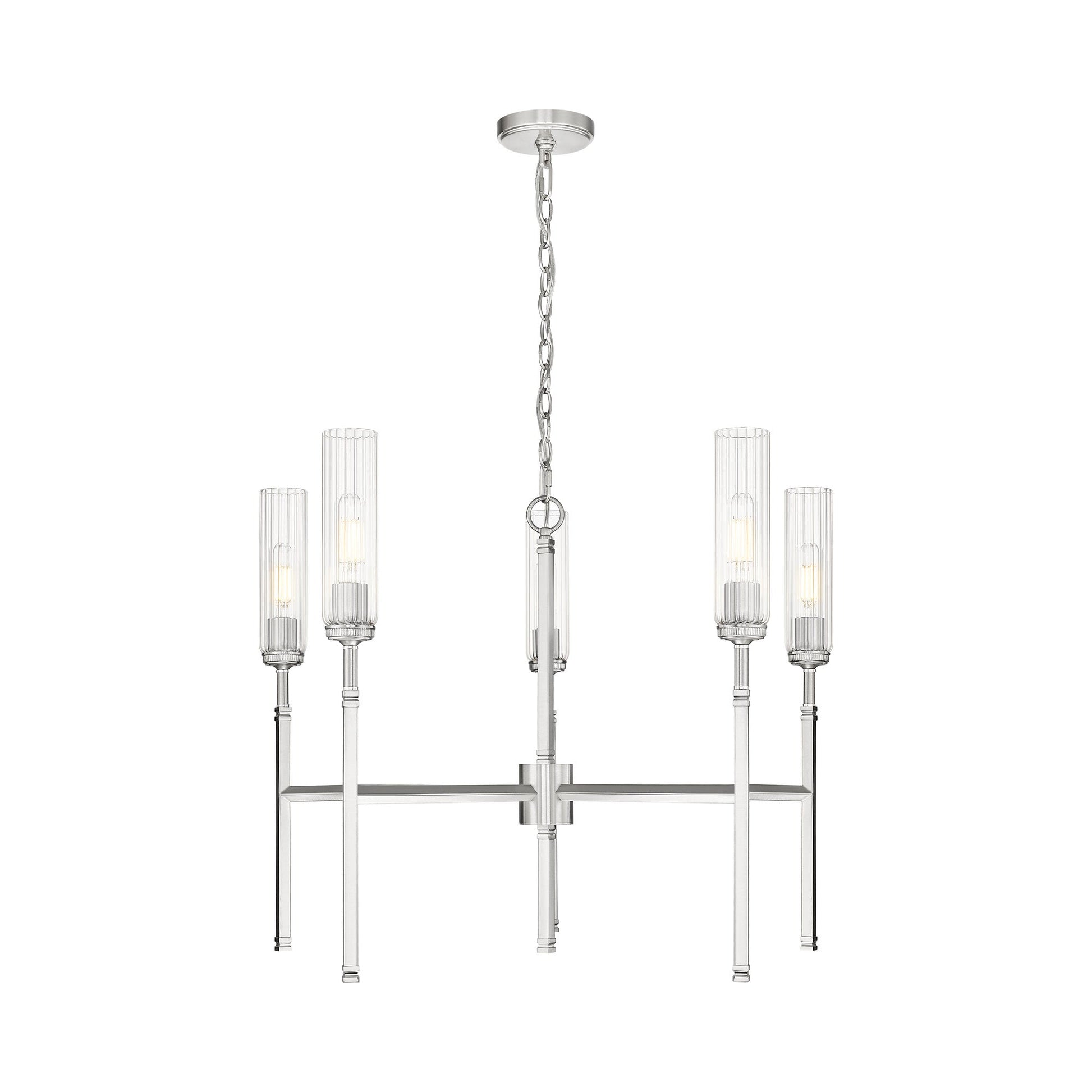 Esme Chandelier in Brushed Nickel (5-Light).