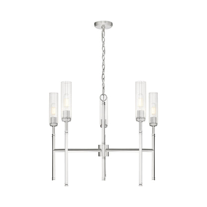 Esme Chandelier in Brushed Nickel (5-Light).