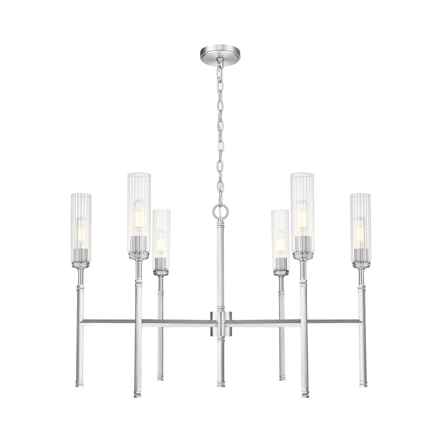 Esme Chandelier in Brushed Nickel (6-Light).